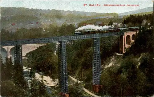 St. Gallen - Eisenbahnbrücke -154412