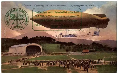 Luzern - Luftpostausstellung 1975 -114682