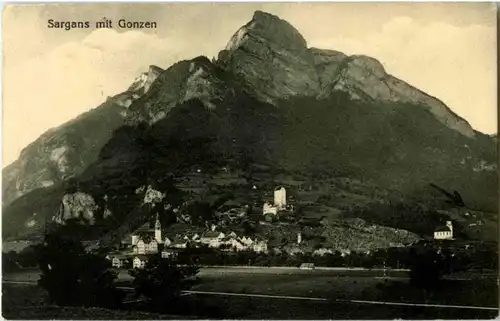 Sargans mit Gonzen -152758