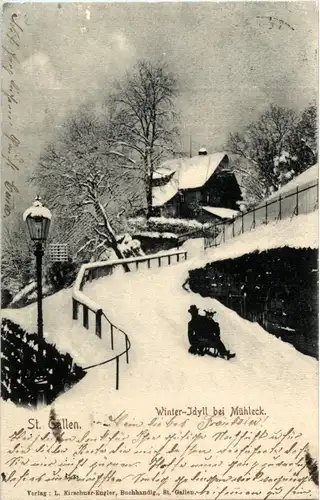 St. Gallen - Winter Idyll bei Mühleck -154252