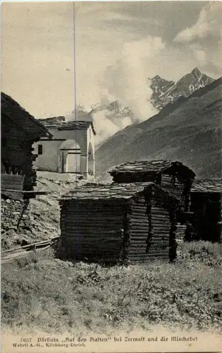 Auf den Platten bei Zermatt -155044