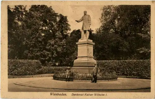Wiesbaden - Denkmal Kaiser Wilhelm -155174