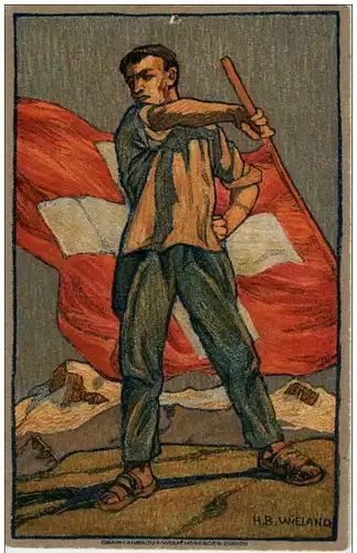 Bundesfeier Postkarte 1912 -114982