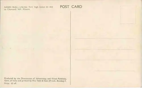Mysore - Nandi Bull -156326