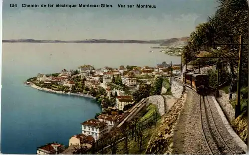 Chemin de fer electrique Montreux glion -155070