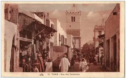 Tunis - Rue des Teinturiers -115402