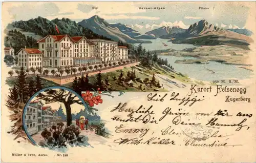 Gruss vom Zugerberg - Kurort Felsenegg -153322