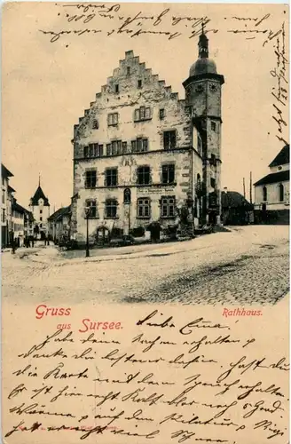 Gruss aus Sursee - Rathaus -153434