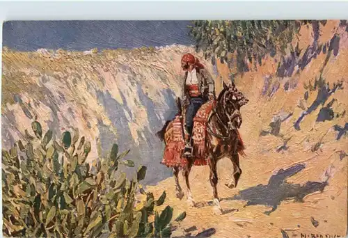 El contrabandista - Künstlerkarte M. Bertuchi -154866