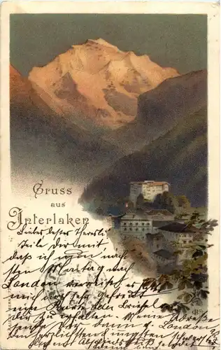 Gruss aus Interlaken - Litho -157080