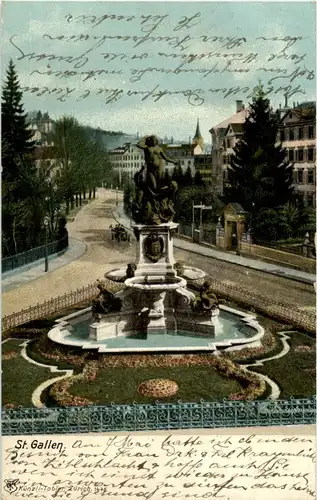 St. Gallen - Broderbrunnen -153986