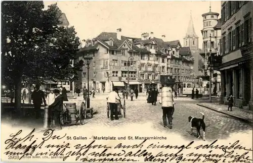 St. Gallen - Marktplatz -154024