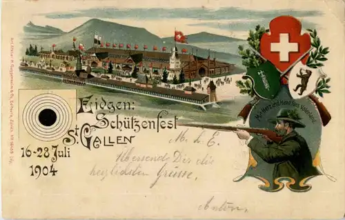 St. Gallen - Eidg. Schützenfest 1904 -154162