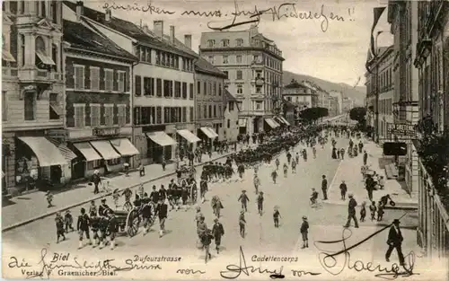 Biel - Dufourstrasse - Cadettencorps -157138