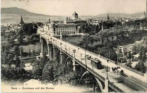 Bern - Kornhausbrücke mit Tram -157038