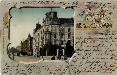 St. Gallen - Washington mit Rosenbergstrasse -154302