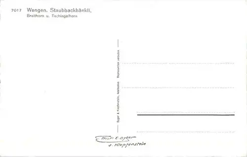 Wengen - Staubbackbänkli -157410