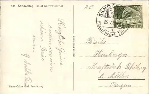 Kandersteg - Hotel Schweizerhof -156626