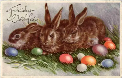 Frohe Ostern - Hase -158534