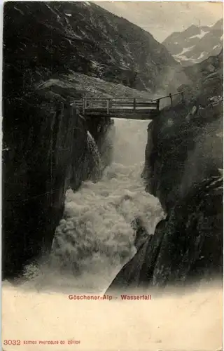 Göschener Alp - Wasserfall -155080