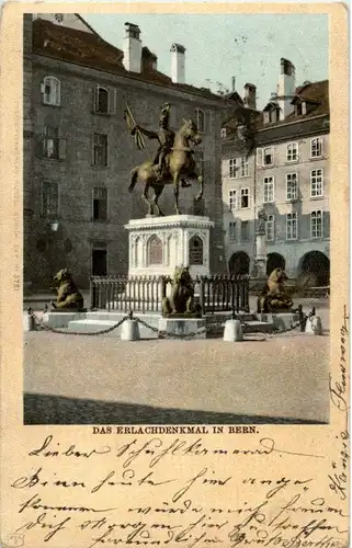 Bern - Denkmal Rud. v. Erlach -156964