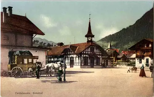 Zweisimmen - Bahnhof -157272