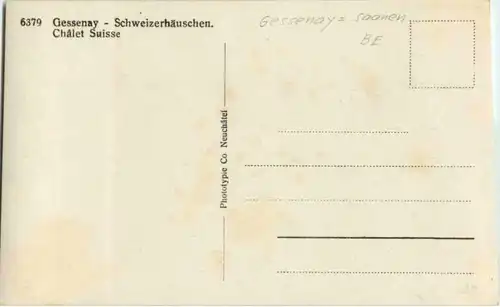 Gessenay - Schweizerhäuschen -156526