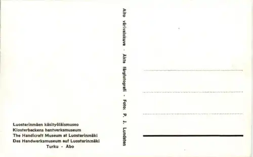 Turku - Abo - Luostarinmäen käsityöläsmuseo -155324