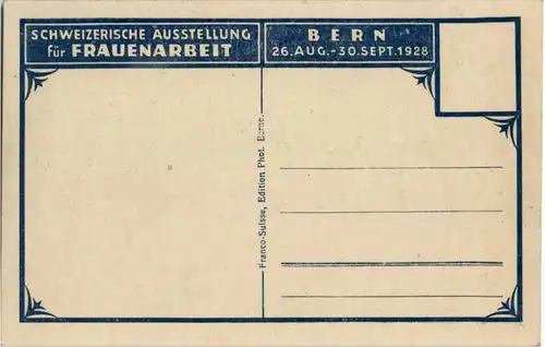 Bern - Ausstellung Frauenarbeit 1928 -157172