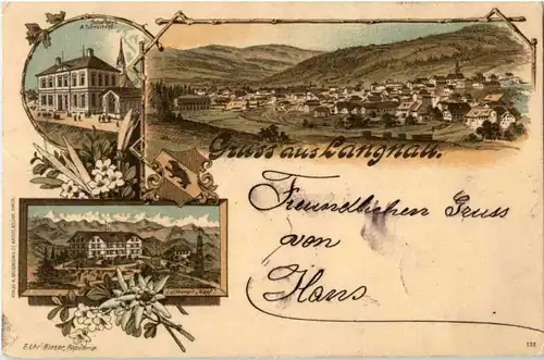 Gruss aus Langnau - Litho -157330