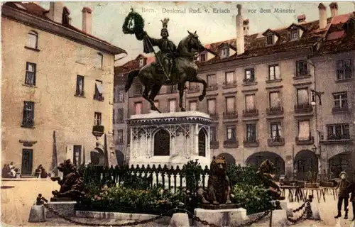 Bern - Denkmal Rud. v. Erlach -156962