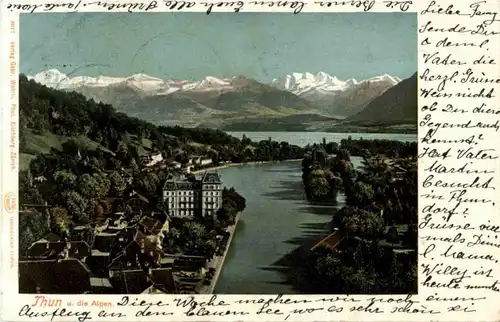 Thun und die Alpen -159216