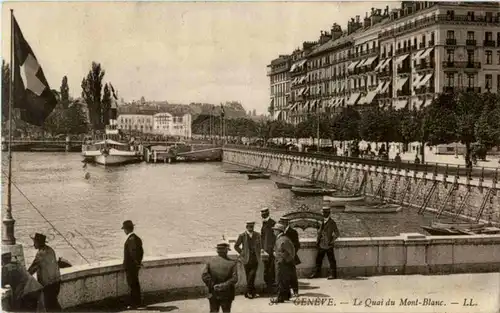 Geneve - Le Quai du Mont Blanc -159650