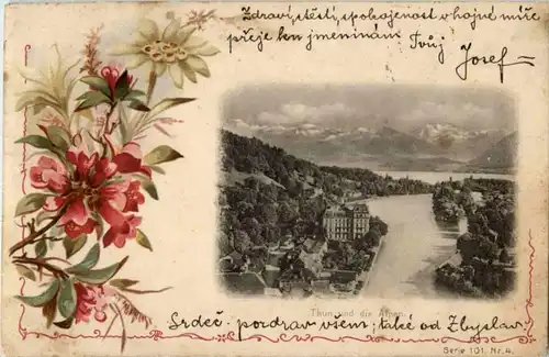 Thun und die Alpen -160034