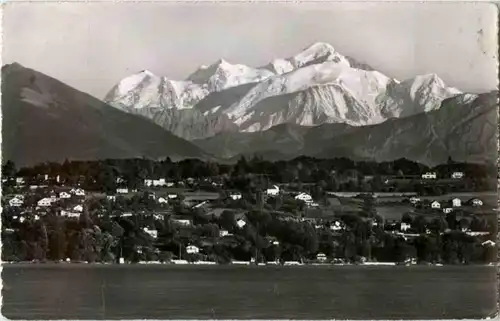 Le Mont Blanc vu de Geneve -159522