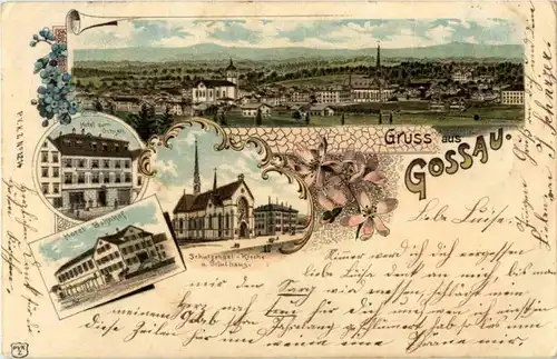 Gruss aus Gossau - Litho -159950