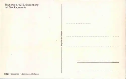 Thunersee - MS Bubenberg -160432