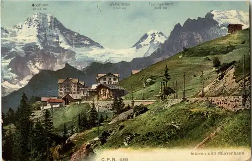 Mürren und Mürrenbahn -159846