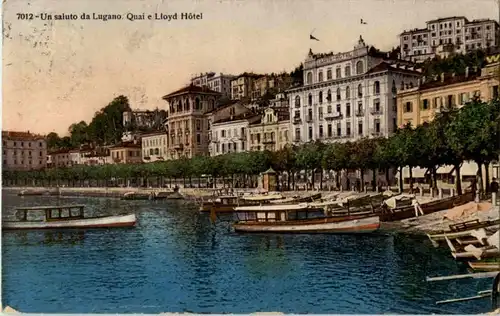 Un saluto da Lugano - Quai e Lloyd Hotel -160232