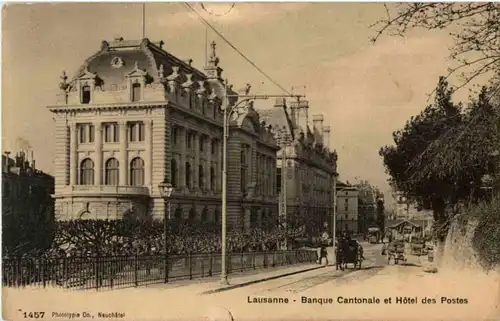 Lausanne - Banque Cantonale -160254