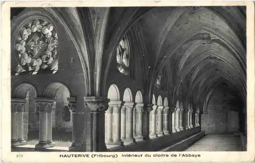 Hauterive - Interieur du cloitre de l Abbaye -159400