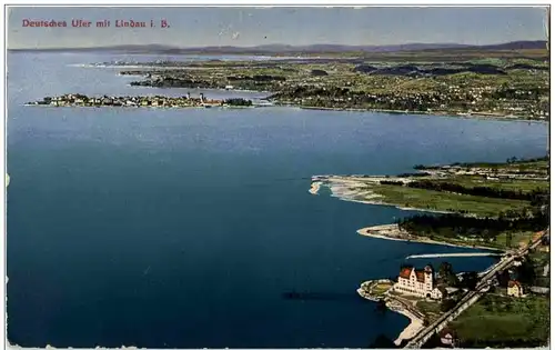 Deutsches Ufer mit Lindau -119700