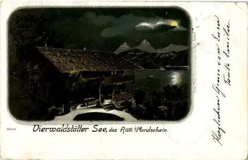 Rütli im Mondschein - Litho -160280