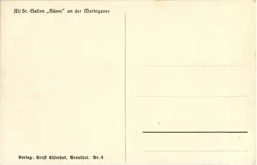 St. Gallen - Bären an der Marktgasse -160868