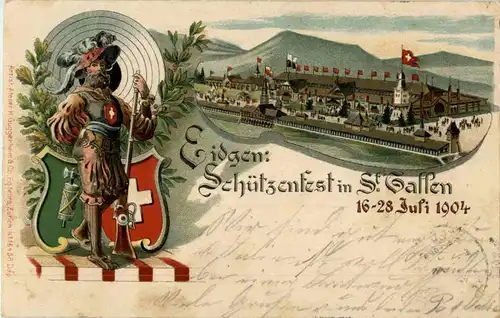 St. Gallen - Eidgen. Schützenfest 1904 -160918