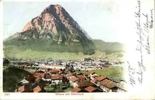 Glarus mit Glärnisch -161192