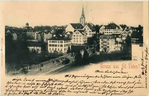 St. Gallen - Gruss aus St. Fiden -161006