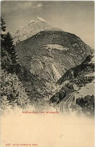 Gotthardbahn mit Windgelle -159806