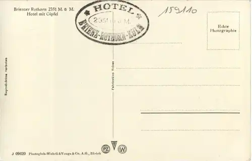 Brienzer Rothorn - Hotel mit Gipfel -159110