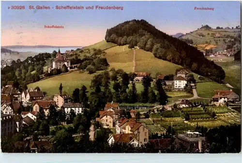 St. Gallen - Scheffelstein und Freudenberg -160906